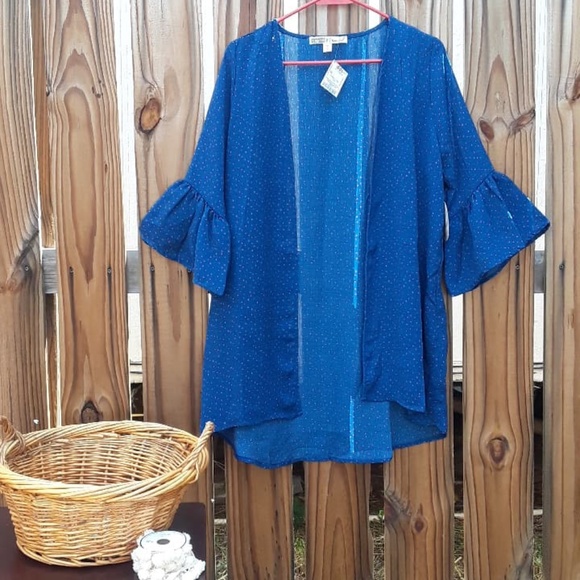 Gypsies & Moondust Kimono Duster Flared Sleeves M - Picture 7 of 7